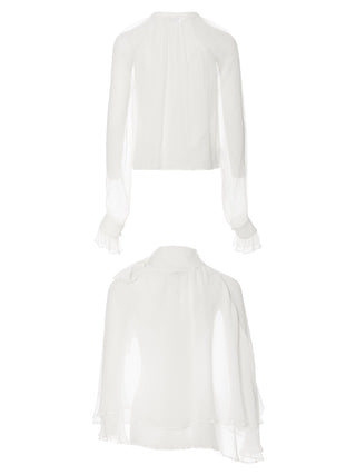 Cape Blouse Set