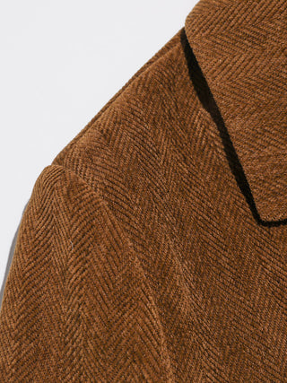 Caramel Herringbone Jacket