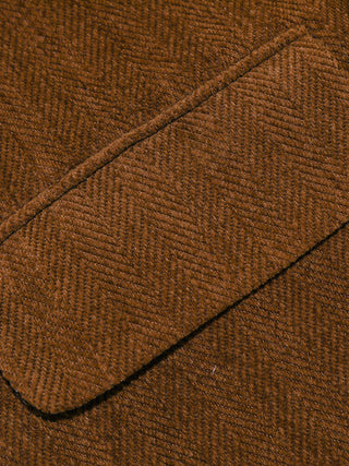 Caramel Herringbone Jacket