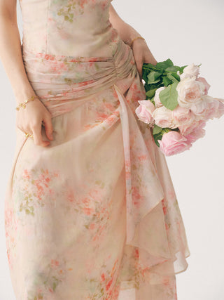 Cassia Drapped Maxi Dress
