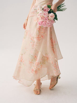 Cassia Drapped Maxi Dress
