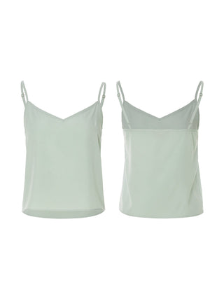 Celadon Ruffle Blouse Set
