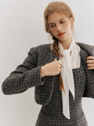Cernelle Tweed Cropped Jacket