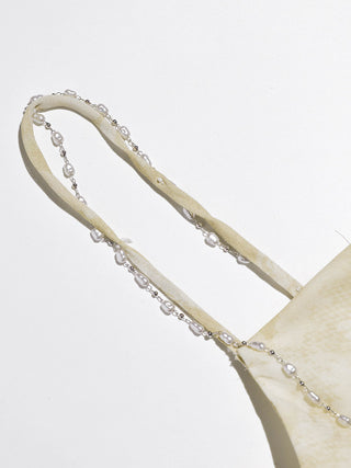Chain Drop Sleeveless Long Dress