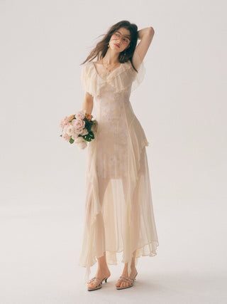 Chloris Chiffon Dress Set