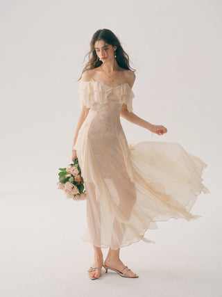 Chloris Chiffon Dress Set