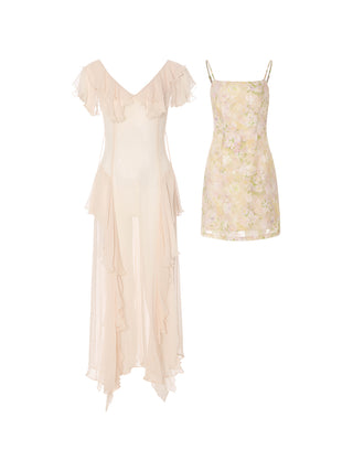 Chloris Chiffon Dress Set
