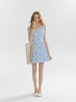 Ciela V neck Mini Dress