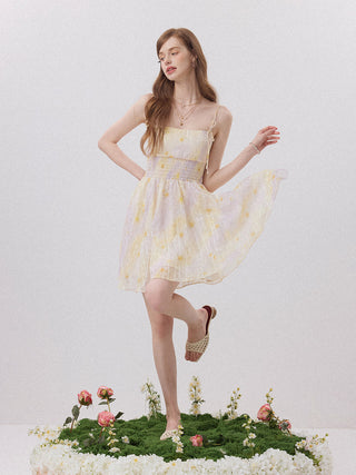 Citrus Strap Mini Dress