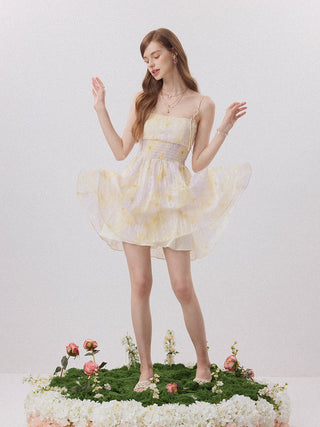 Citrus Strap Mini Dress