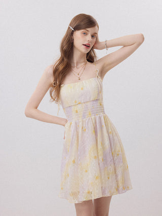 Citrus Strap Mini Dress