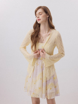 Citrus Strap Mini Dress