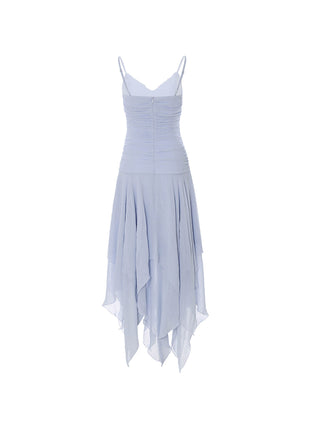 Clair Shirring Long Dress