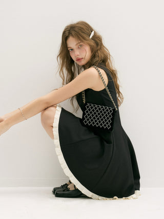 Clarienne Frill Mini Dress
