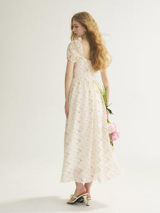 Claude Heart Neck Long Dress