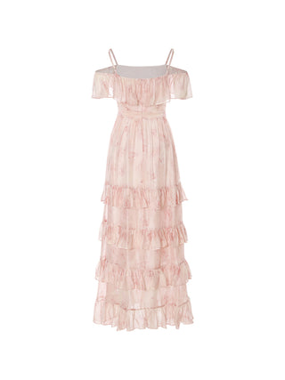 Clay Tiered Off-Shoulder Maxi Dress