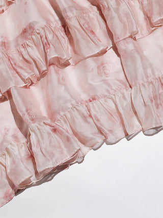 Clay Tiered Off-Shoulder Maxi Dress