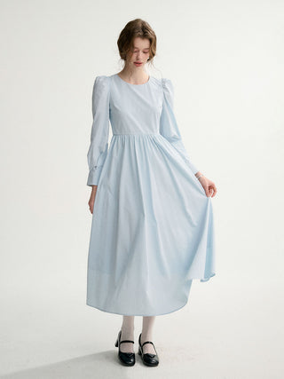 Cloud Puff Long Dress