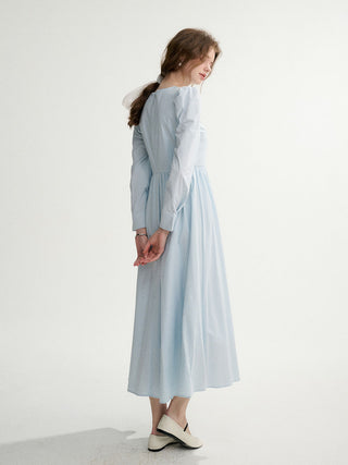 Cloud Puff Long Dress
