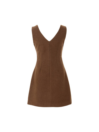 Cocoa V neck Mini Dress
