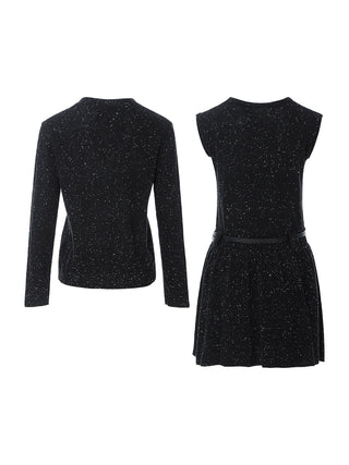 Confetti Knit Belted Set