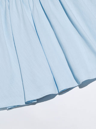 Cotton Candy Strap Mini Dress Sky Blue