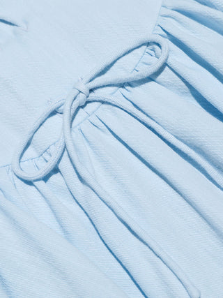 Cotton Candy Strap Mini Dress Sky Blue