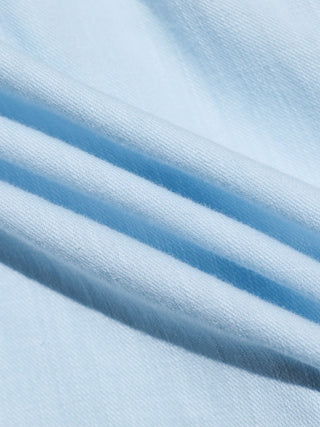 Cotton Candy Strap Mini Dress Sky Blue