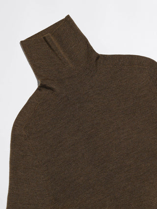 Cozy Turtleneck Top Brown