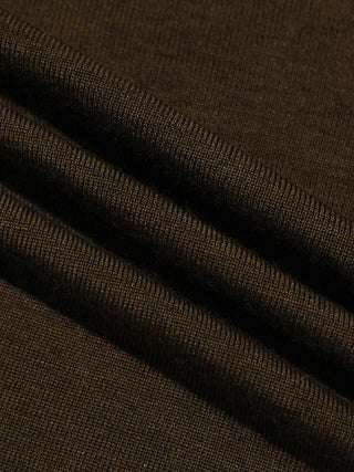 Cozy Turtleneck Top Brown