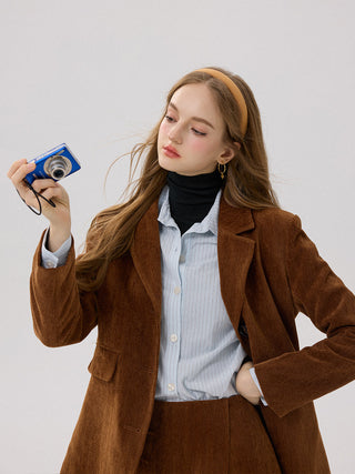 Cozy Turtleneck Top Deepcharcol