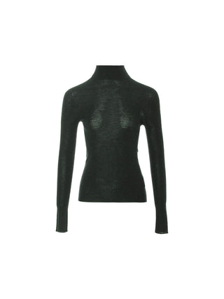 Cozy Turtleneck Top Deepcharcol