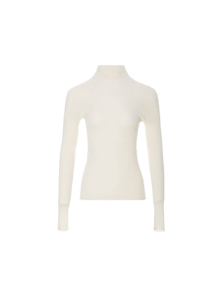 Cozy Turtleneck Top Ivory