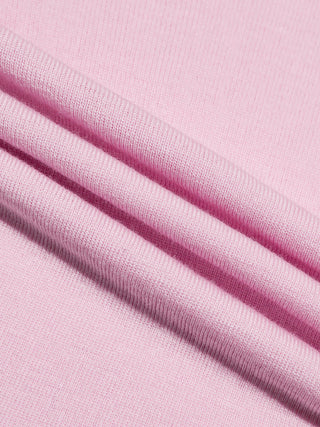 Cozy Turtleneck Top Pink