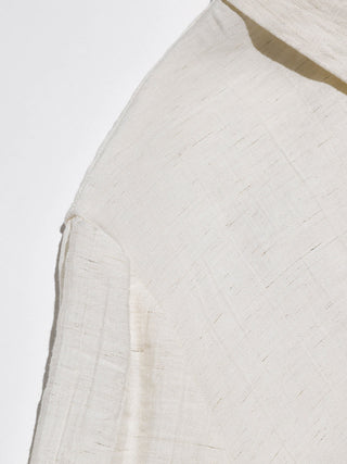 Cream Ruffle Mini Dress