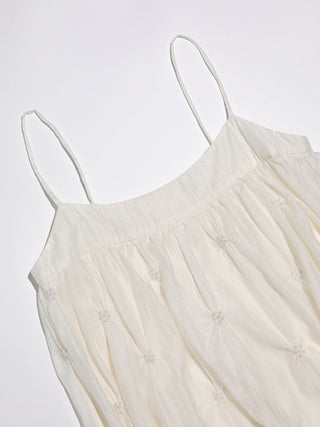 Crema Sleeveless Long Dress