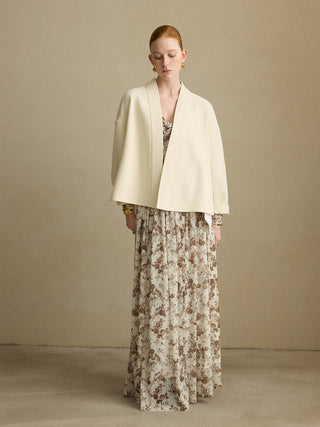 Crescent Wool Cardigan