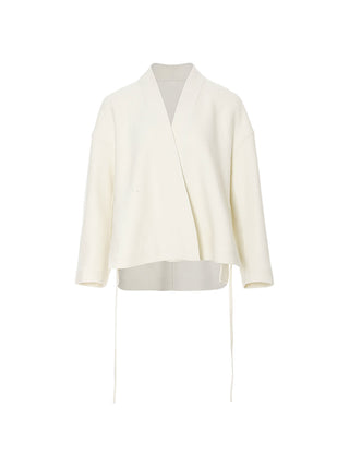 Crescent Wool Cardigan