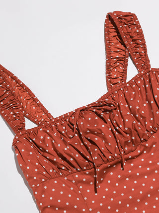 Crimson Dot Top