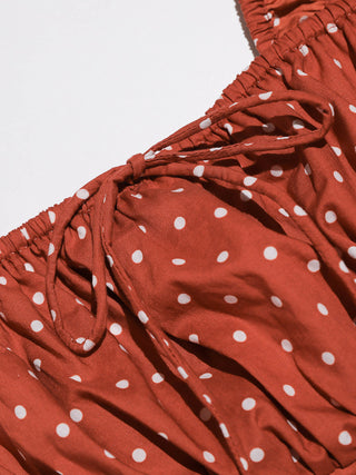 Crimson Dot Top