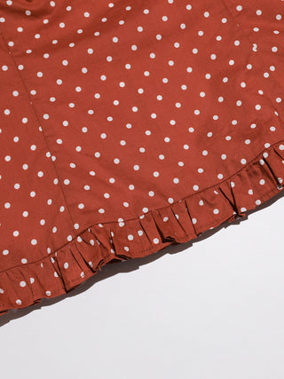 Crimson Dot Top