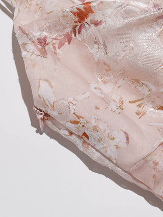 Cross Floral Long Dress