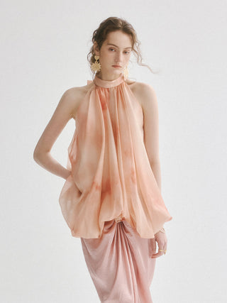 Dawn Tint Halterneck Blouse