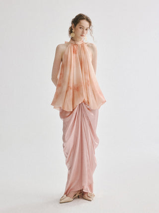 Dawn Tint Halterneck Blouse