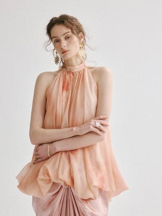 Dawn Tint Halterneck Blouse
