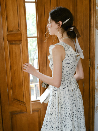 Delmar V neck Long Dress