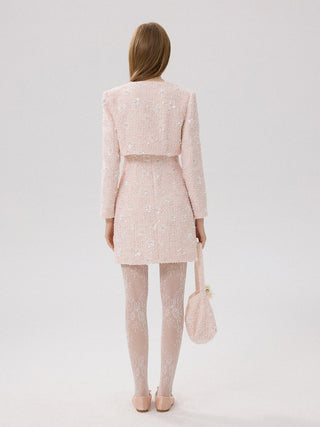 Dewy Rose Tweed Set