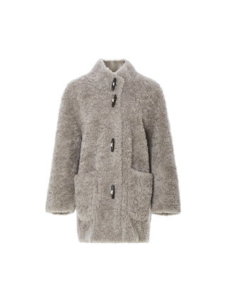 Dusty Wool Harf Coat