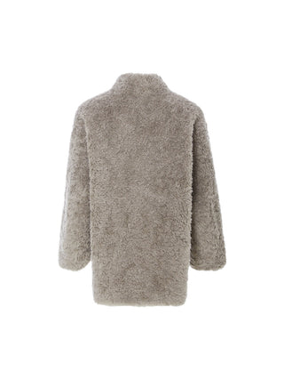 Dusty Wool Harf Coat