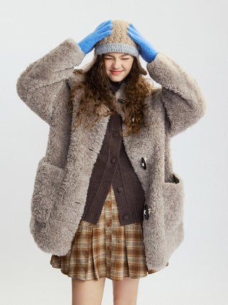 Dusty Wool Harf Coat
